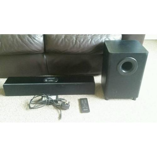 Orbitsound sound bar with sub woofer