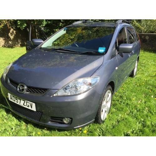 2007 Mazda 5 Mazda5 Sport 7 Seater MPV low mileage 1 year MOT