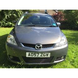 2007 Mazda 5 Mazda5 Sport 7 Seater MPV low mileage 1 year MOT