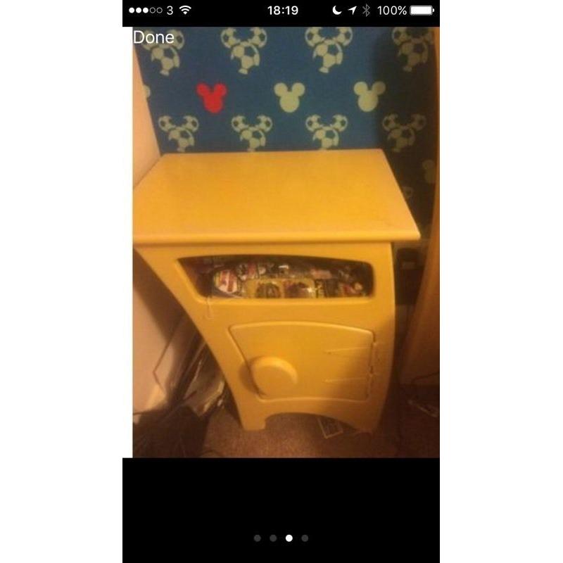 Kids funky furniture , bed , wardrobe , bed side table and drawers