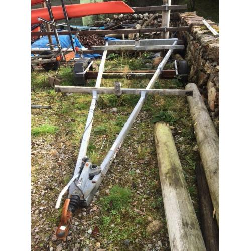 Canoe trailer chassis