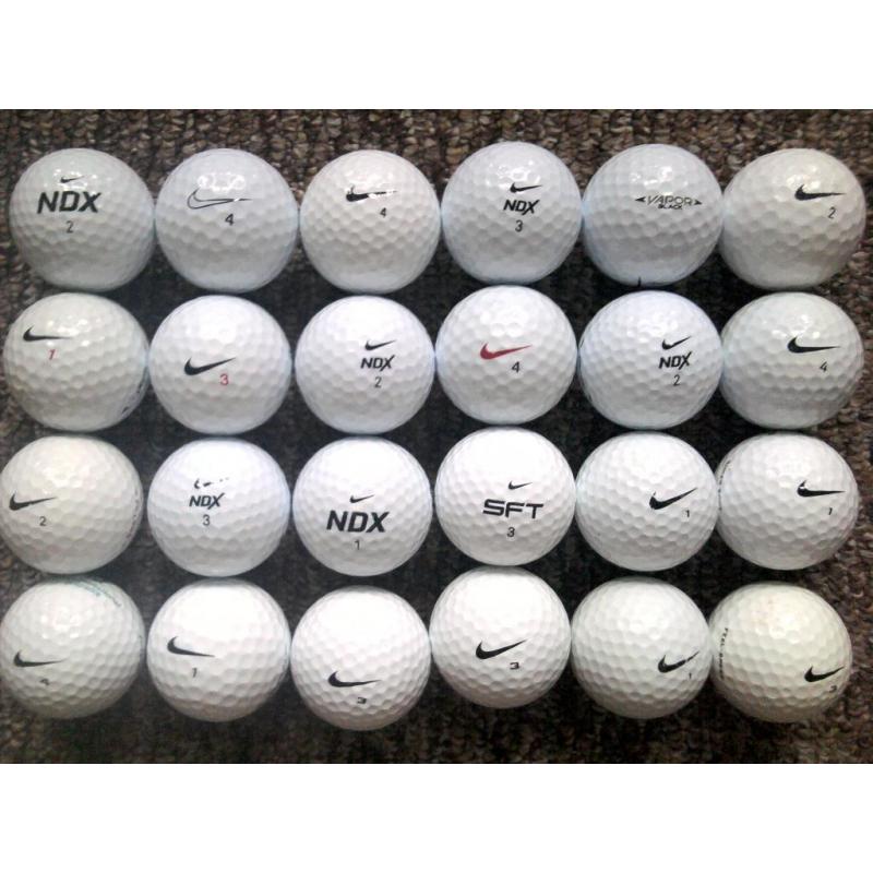 NIKE 24 golf balls all in very good condition, PD long, NDX turbo, Sft2,
