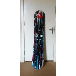 155cm AIRTRACKS SNOWBOARD + 8.0 UK SIZE BOOTS + BINDINGS + BAG (all used once)