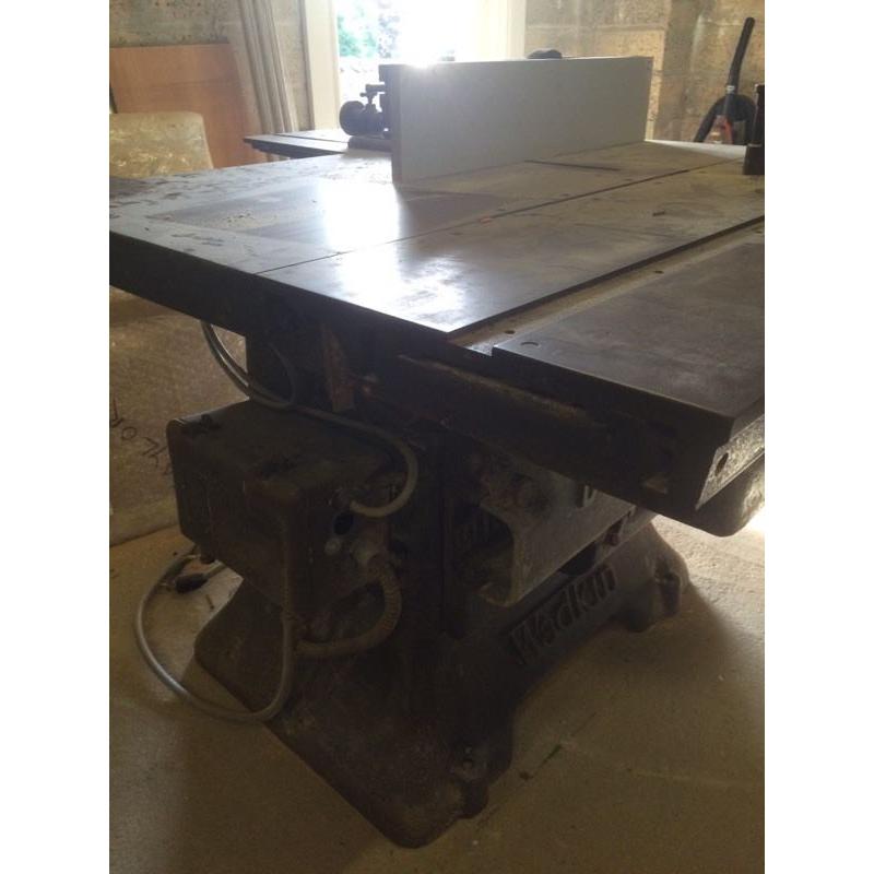 Wadkin table saw