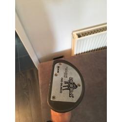 Zebra white line putter