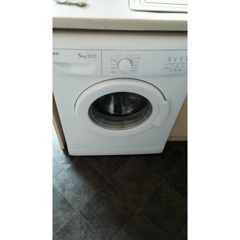 Beco washing machine in great condition only year old