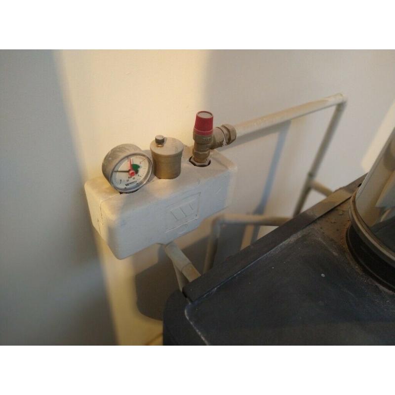 Broseley Evolution 26 Wood Burner Boiler Stove and Flue