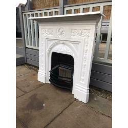 Cast iron bedroom fireplace