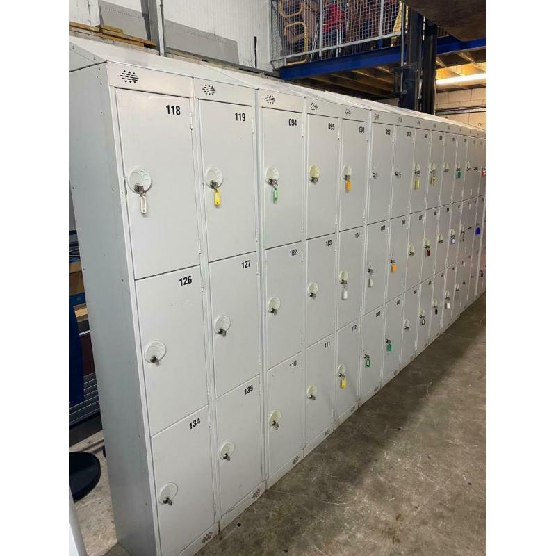 Lockers can be bought in small or large quantities