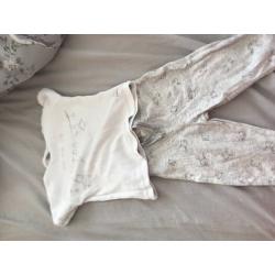 Hello little one bunny outfit