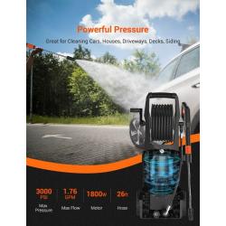 NEW Electric Pressure Power Washer,150Bar 2000W High Jet Washer Portable Car Washer Machine