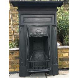 Wonderful Victorian cast iron fireplace