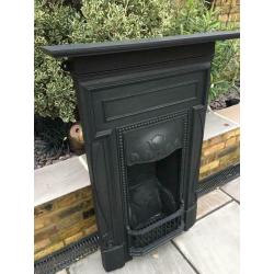 Wonderful Victorian cast iron fireplace