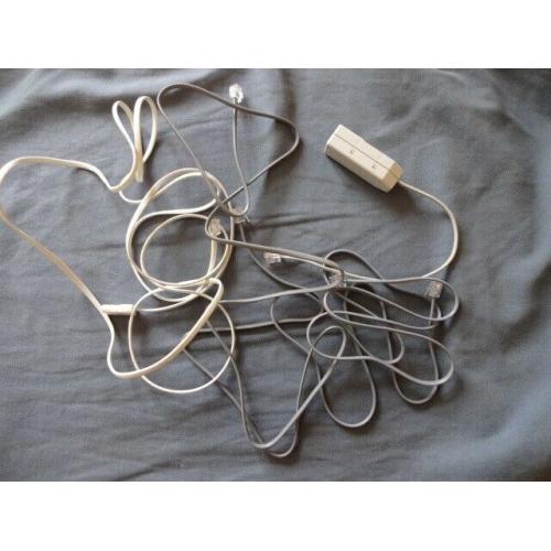 Telephone cables and micro-filters.