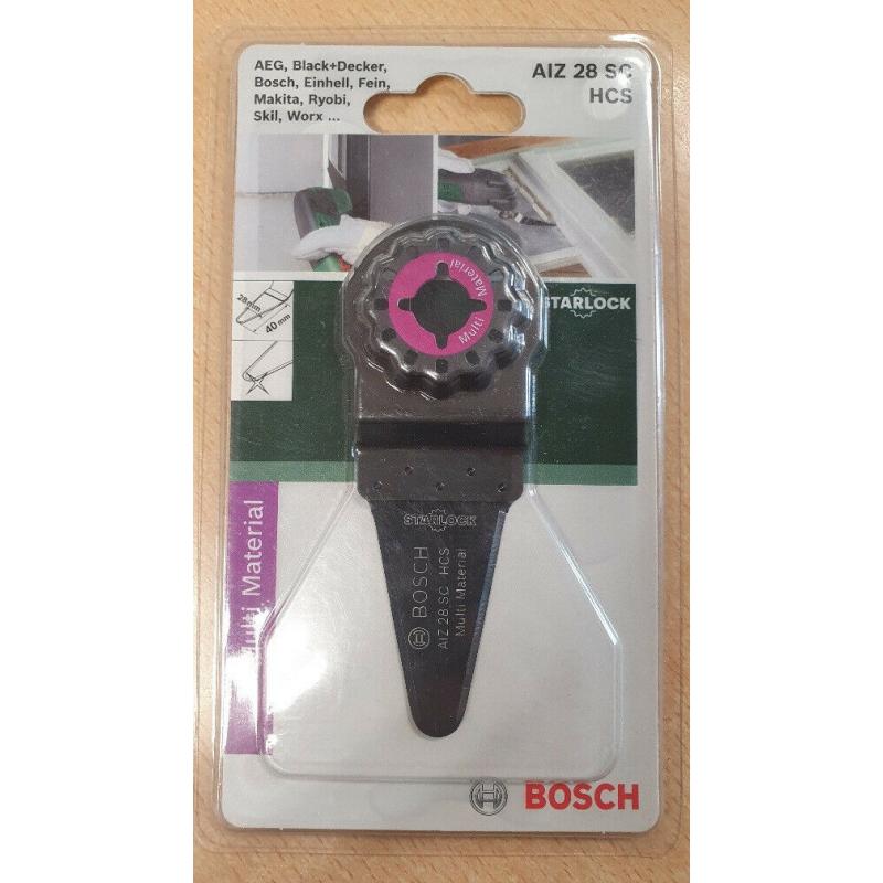 Brand New Bosch Starlock AIZ 28 SC HCS Multi Tool Joint Cutter Multi Material Saw Blade