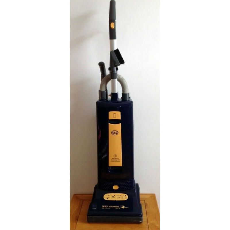 SEBO X4 Extra Automatic Vacuum Cleaner - Hospital Grade Anti Allergy Filtration - Excellent