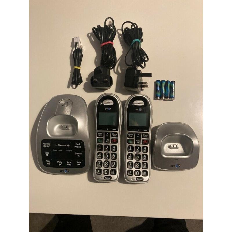 BT 4500 digital cordless telephone answering machine