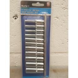 1/4" dr. deep socket set
