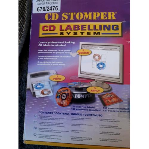 CD label maker/stomper