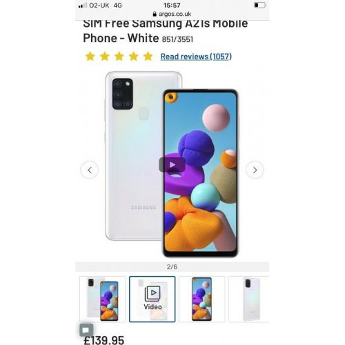 Brand new Samsung a21s swap Xbox one