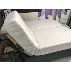 King size bed and two bed side units
