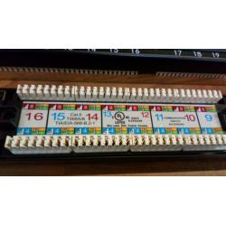 Excel Cat6 and Cat5e patch panel with all bolts for 19inch cabinet