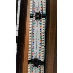 Excel Cat6 and Cat5e patch panel with all bolts for 19inch cabinet