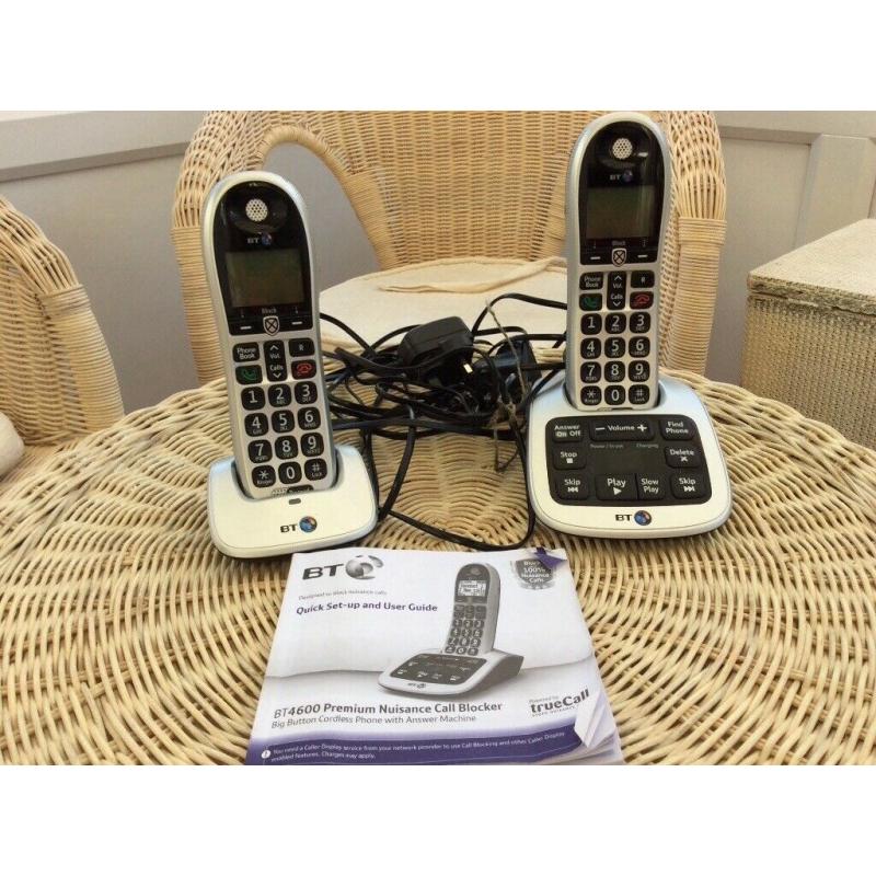 BT landline phone and extension