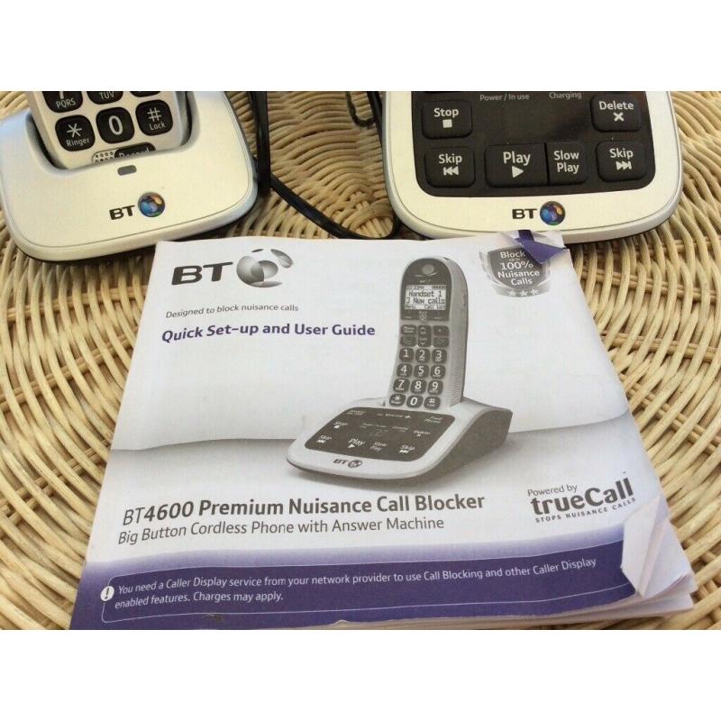 BT landline phone and extension