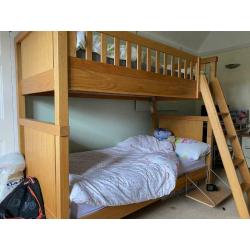 Bunk Beds with Mattresses. Made by ASPACE, Porterhouse in Oak.