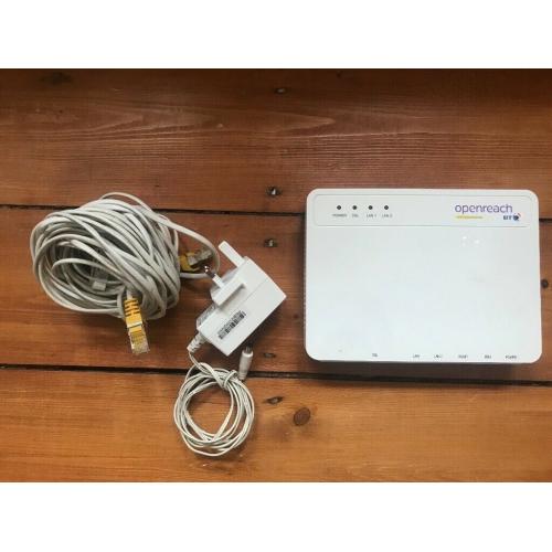 BT Openreach Modem/Router & Cables
