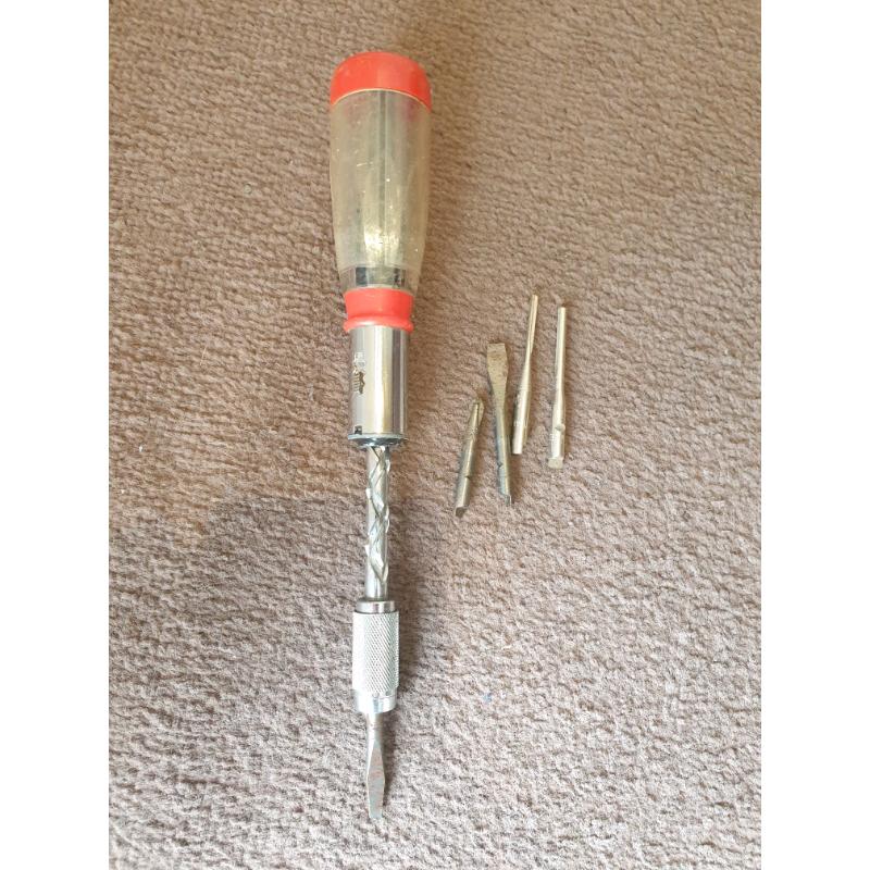 Vintage Stanley Yankee and handyman pump action screwdrivers
