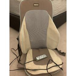 HoMedics Electric Heated Shiatsu Back Massager with Remote Control, Deep Kneading Massage Chair