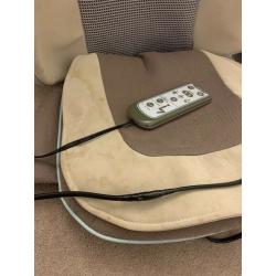 HoMedics Electric Heated Shiatsu Back Massager with Remote Control, Deep Kneading Massage Chair