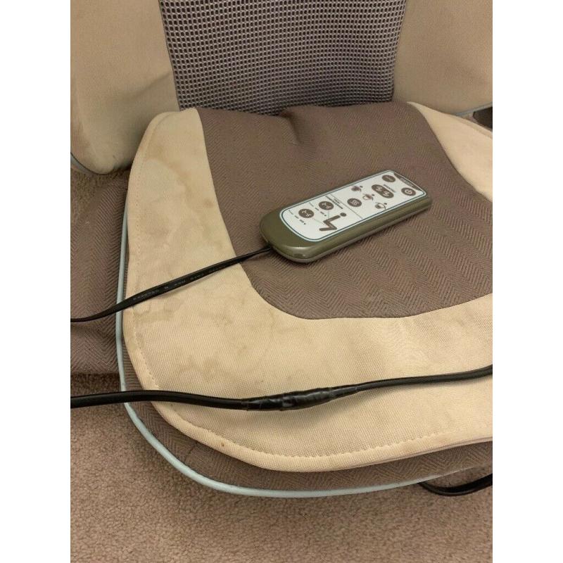 HoMedics Electric Heated Shiatsu Back Massager with Remote Control, Deep Kneading Massage Chair