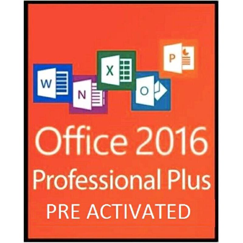 Office 2016 Pre Activated for Windows