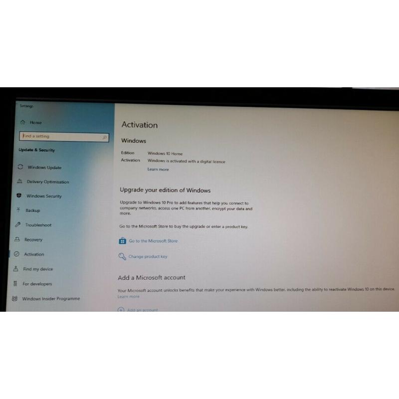 Acer desktop pc + monitor
