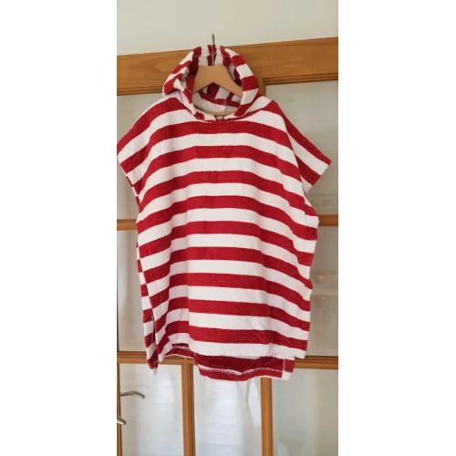 Childs hooded towelling swim/beach poncho