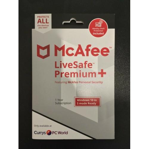 McAfee LiveSafe Premium Plus 2020
