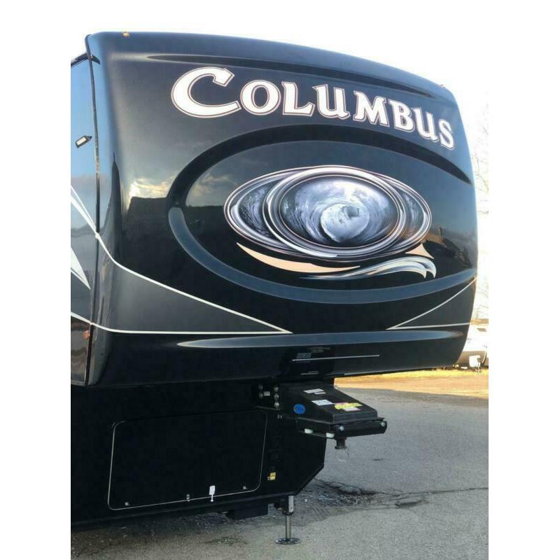 Columbus 377MB 5th Wheel American Caravan 4 Slides Showmans Trailer Static RV
