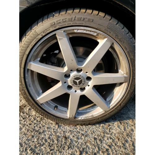 AMG staggered alloy wheels rim with tyre Mercedes c class 18 inch C320