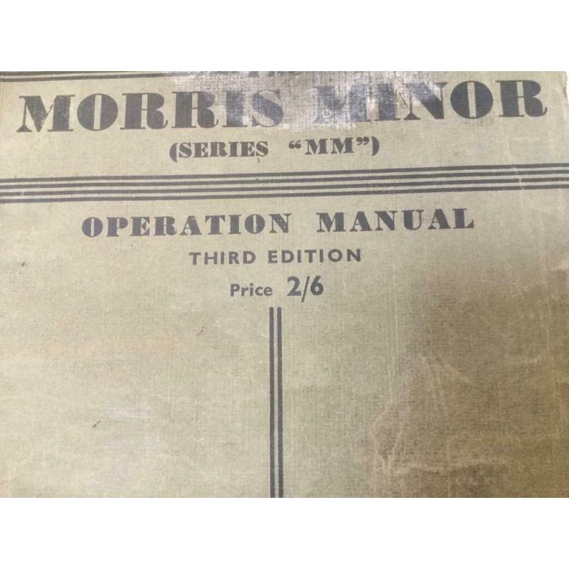 Morris Minor Series MM HANDBOOK