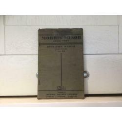 Morris Minor Series MM HANDBOOK