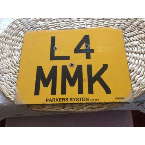 Private plate for sale L4 MMK
