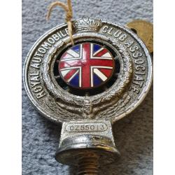 Very Rare 1930 s RAC CAR BADGE