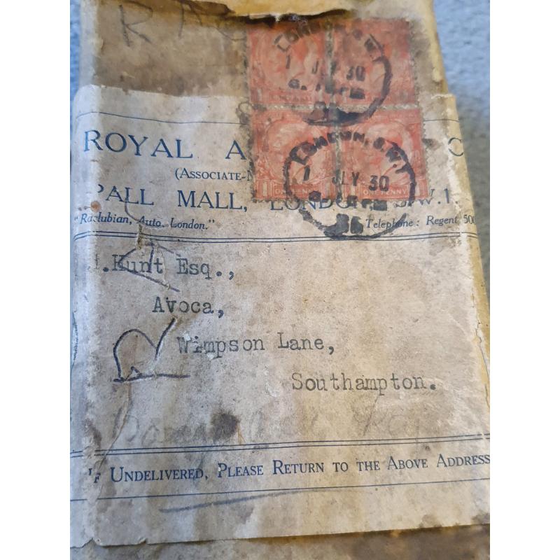 Very Rare 1930 s RAC CAR BADGE