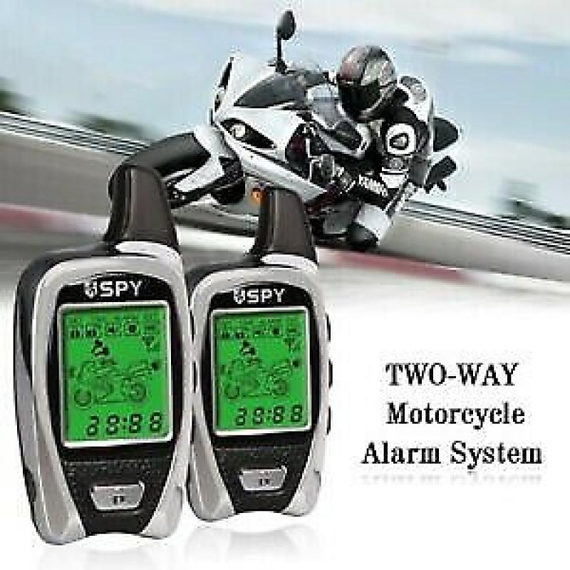 SPY 5000M 2 Way LCD Pager Motorcycle Alarm System