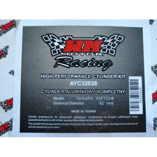 WM Motor Racing High Performance Cylinder Kit For Yamaha YZF125R 62mm
