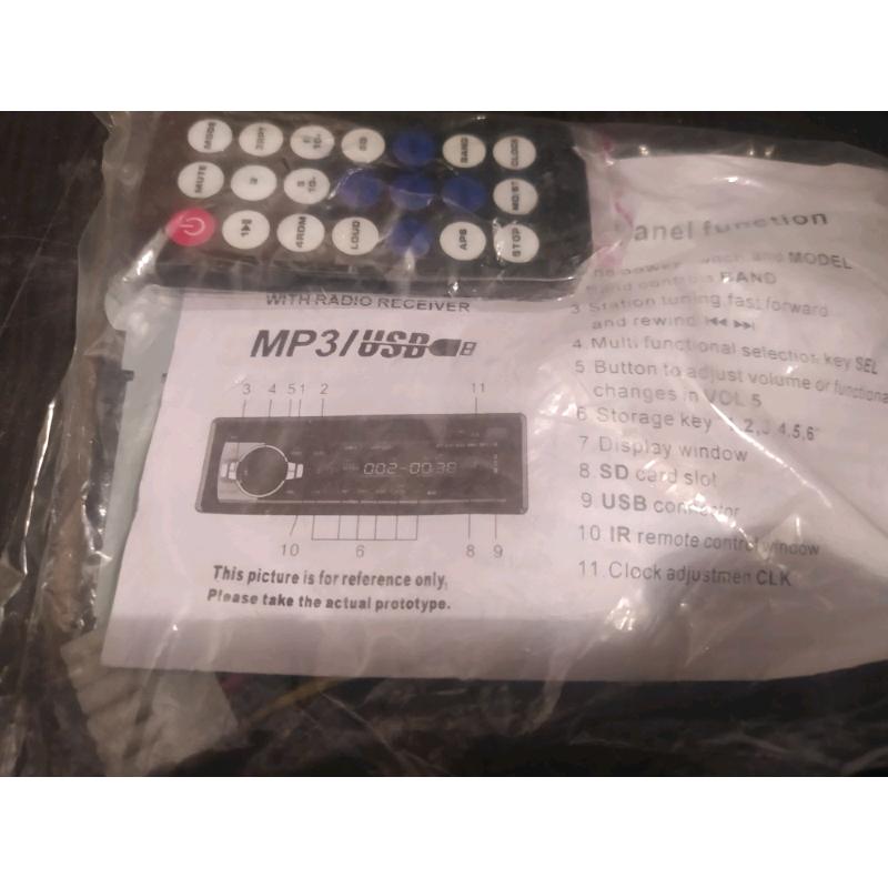 Car radio, MP3, CD