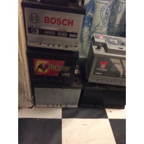 Car batteries